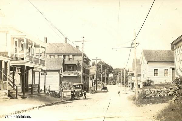 Harrisville - Chapel Street with Car