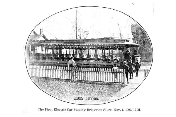 Bridgeton - First Trolley, 1902