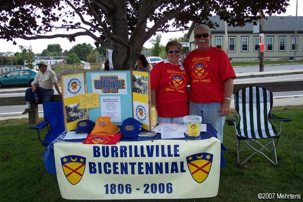 Bicentennial Committee Table at the Arts Festival